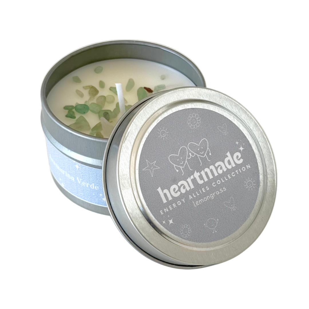 Energy Allies: Velas con Cuarzos