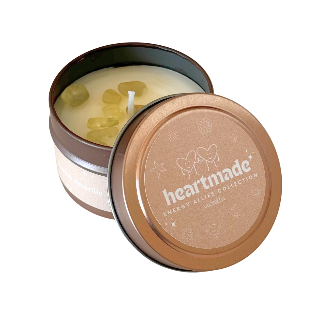 Energy Allies: Velas con Cuarzos