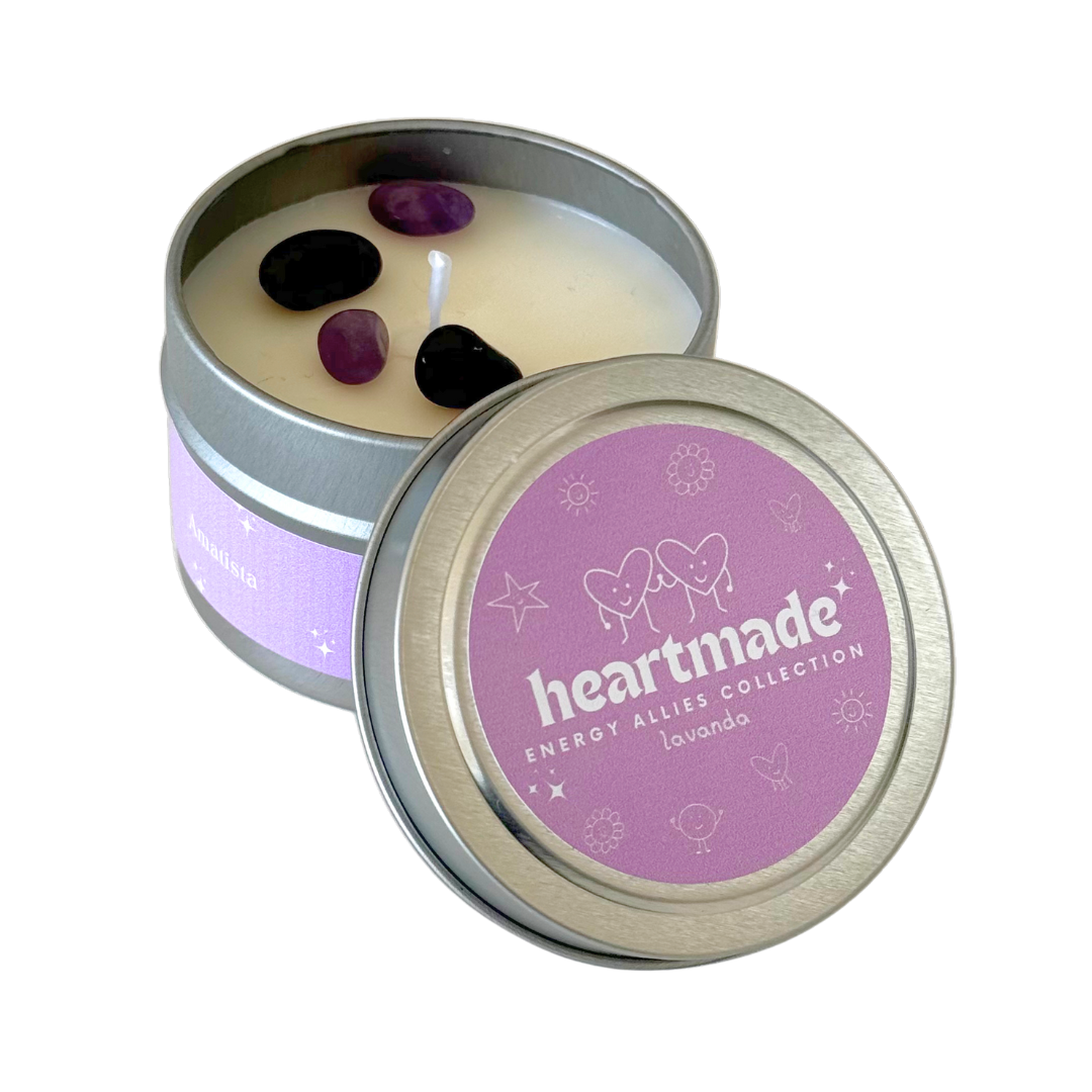 Energy Allies: Velas con Cuarzos