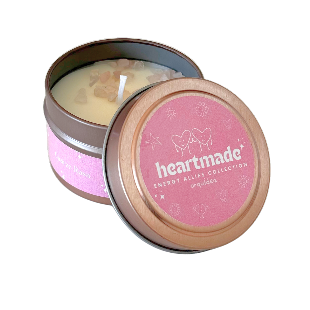 Energy Allies: Velas con Cuarzos