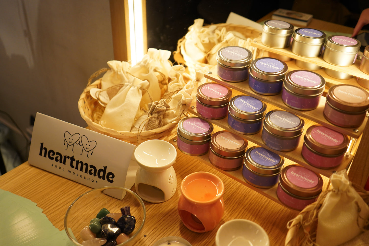 Energy Allies: Velas con Cuarzos