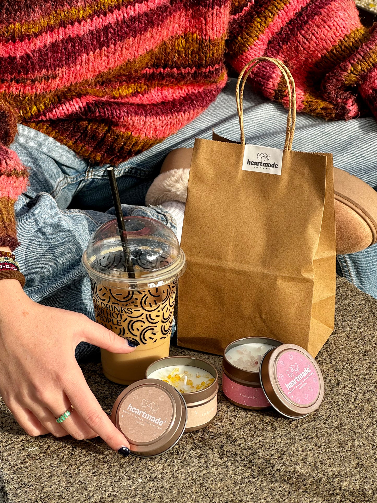 Energy Allies: Velas con Cuarzos