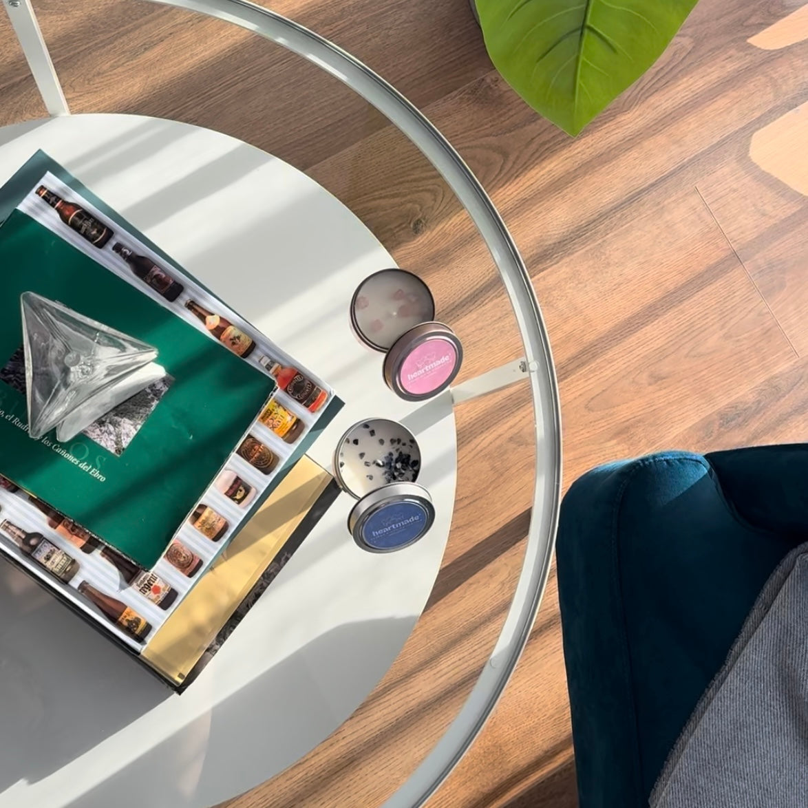 Energy Allies: Velas con Cuarzos